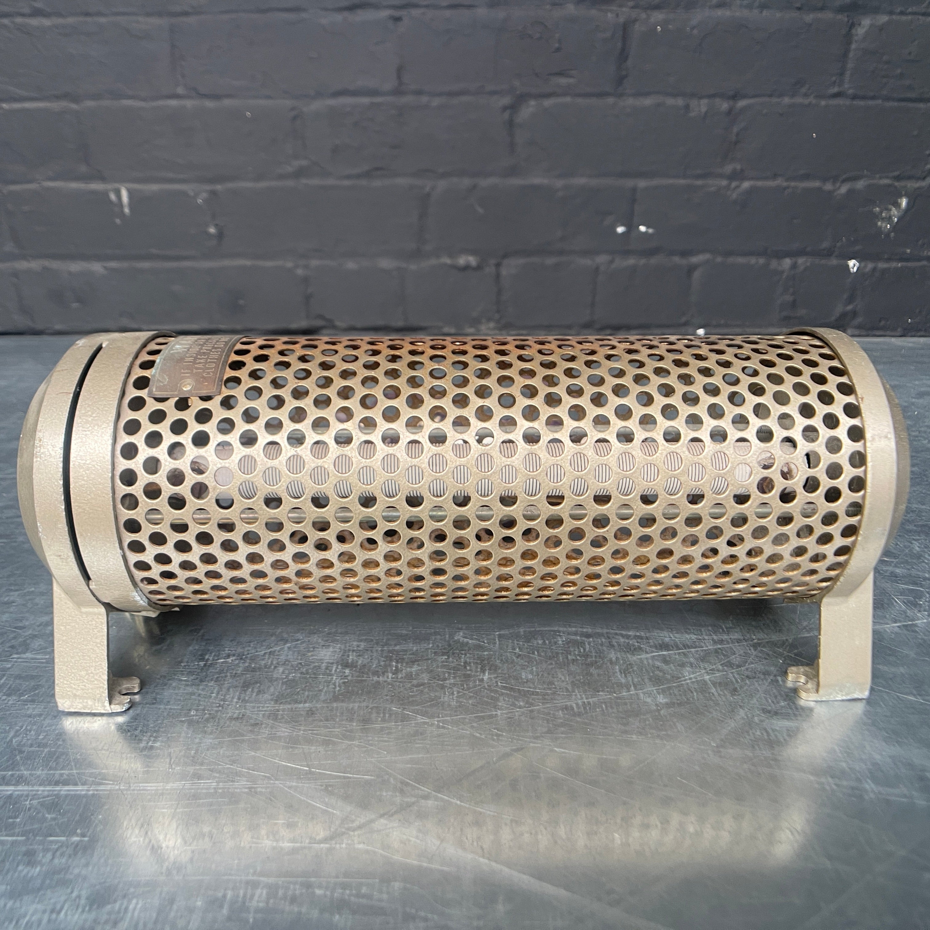 Industrial powerhouse props prop rental hire vintage tv movie film set dec Belling electric heater