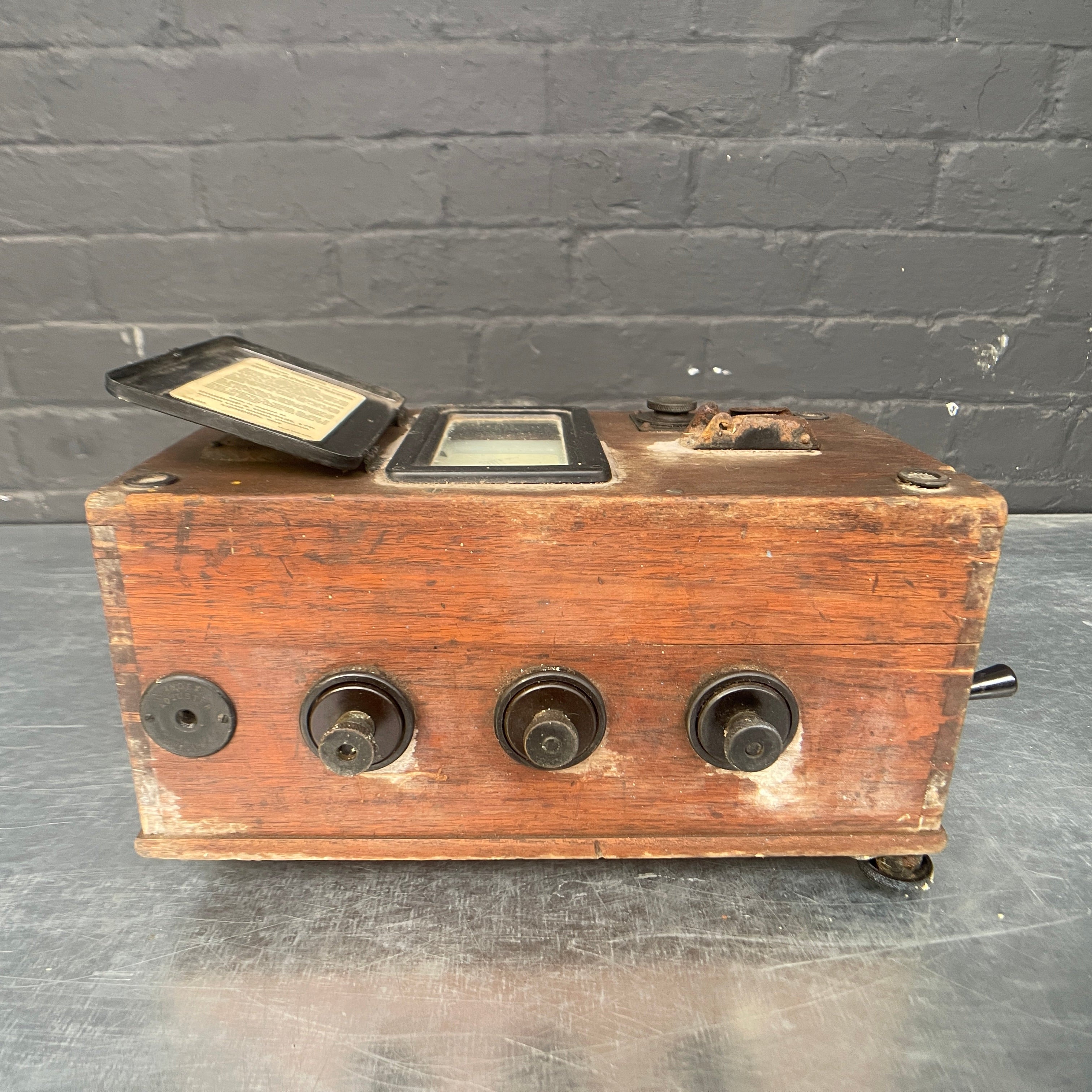 Industrial powerhouse props prop rental hire vintage tv movie film set dec Insulation Megger tester