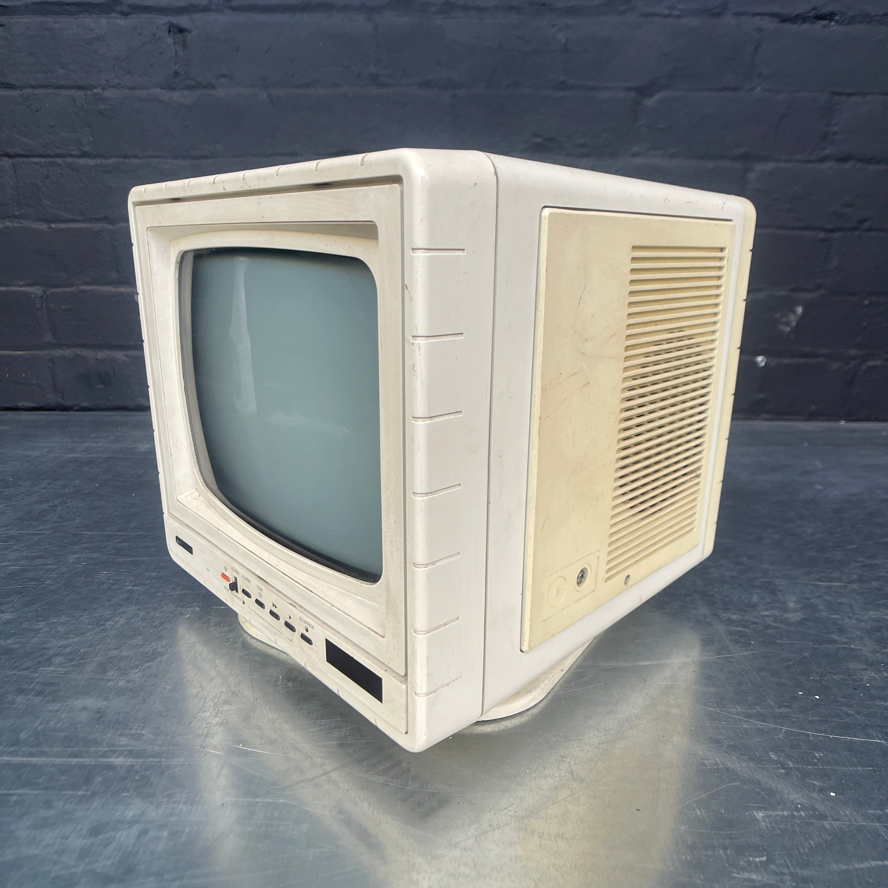 Industrial powerhouse props prop rental hire vintage tv movie film set dec PYE television portable 1980 cream