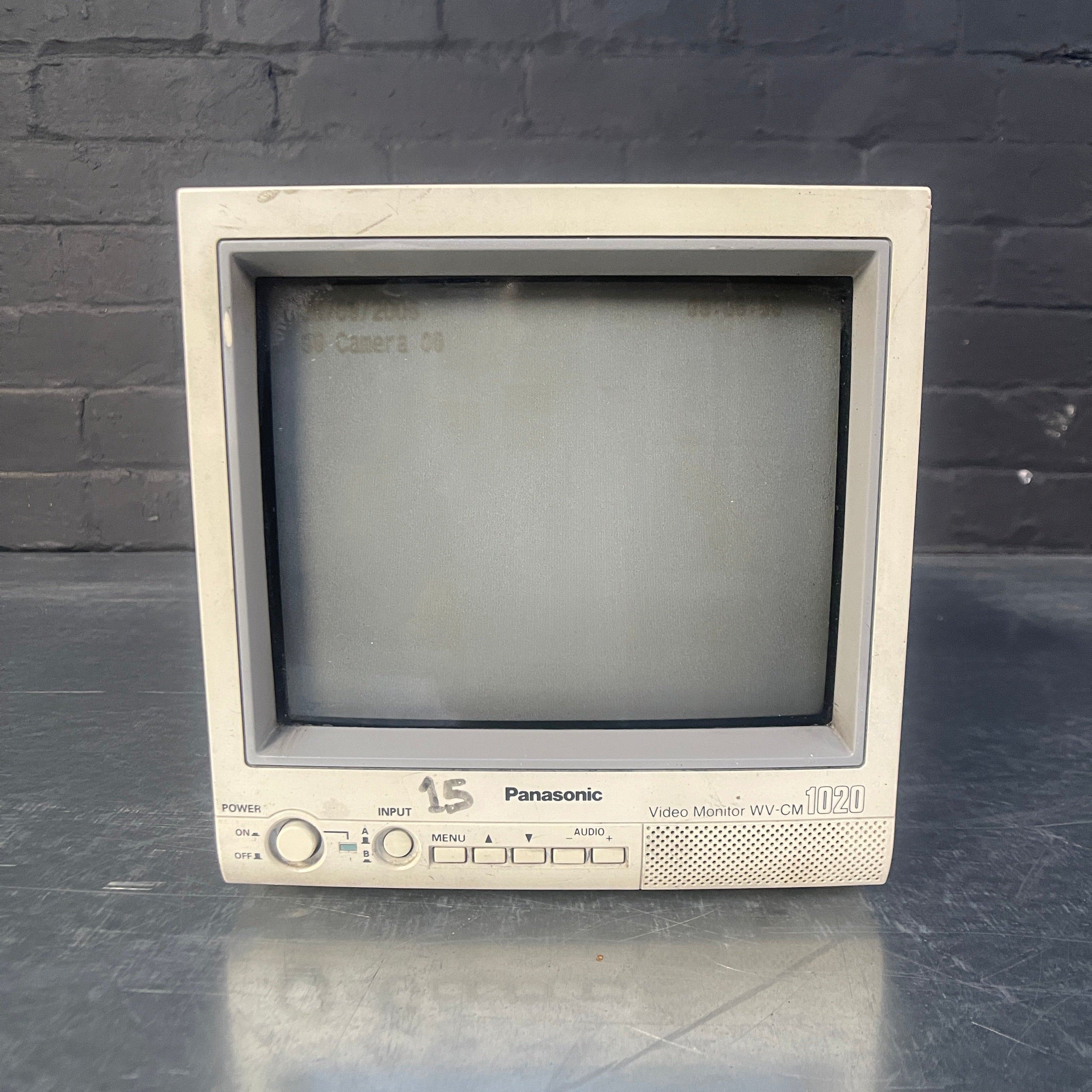 Industrial powerhouse props prop rental hire vintage tv movie film set dec Panasonic CCTV monitor