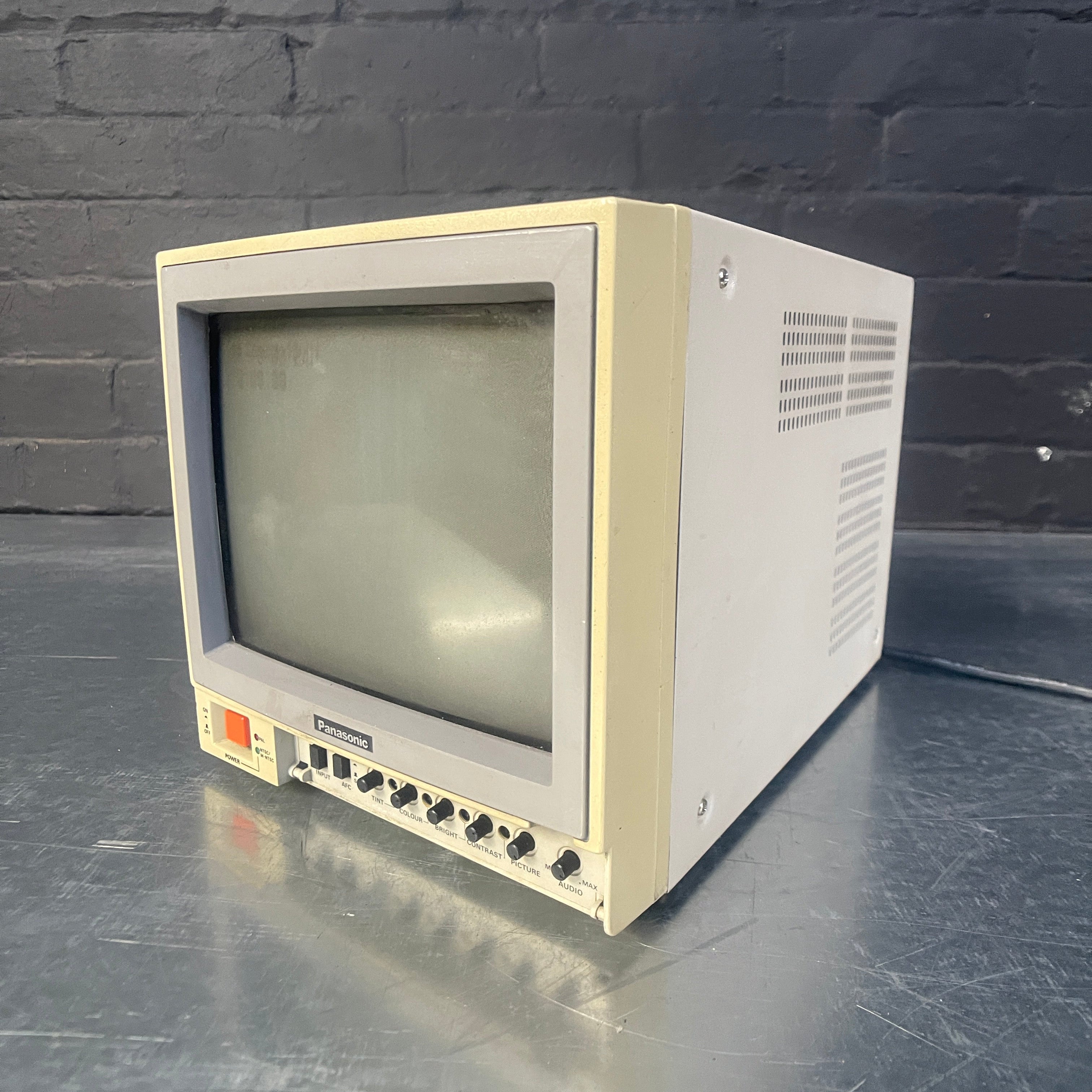 Industrial powerhouse props prop rental hire vintage tv movie film set dec Panasonic CCTV monitor screen 1