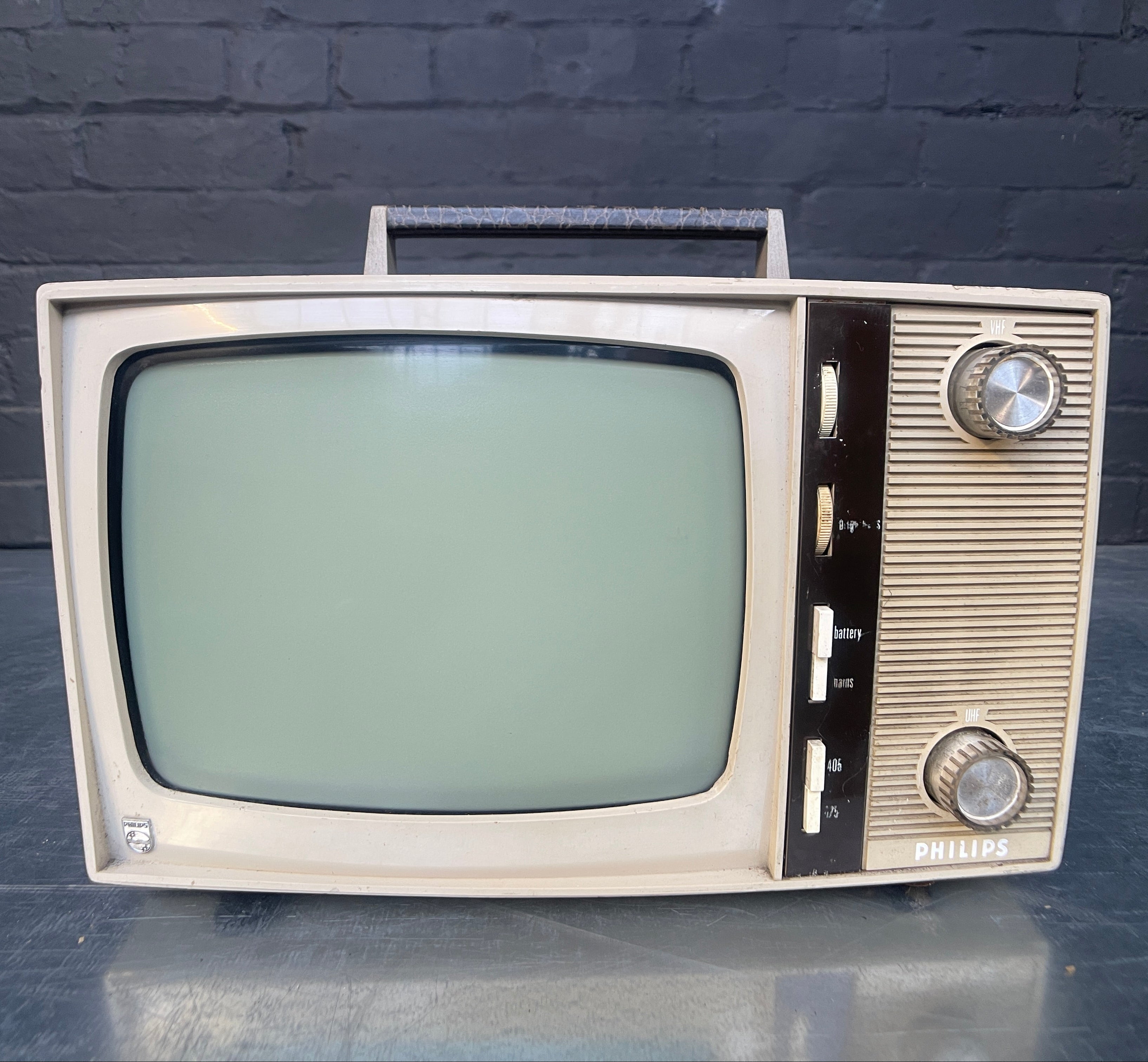 Industrial powerhouse props prop rental hire vintage tv movie film set dec Philips television 1960 1960's