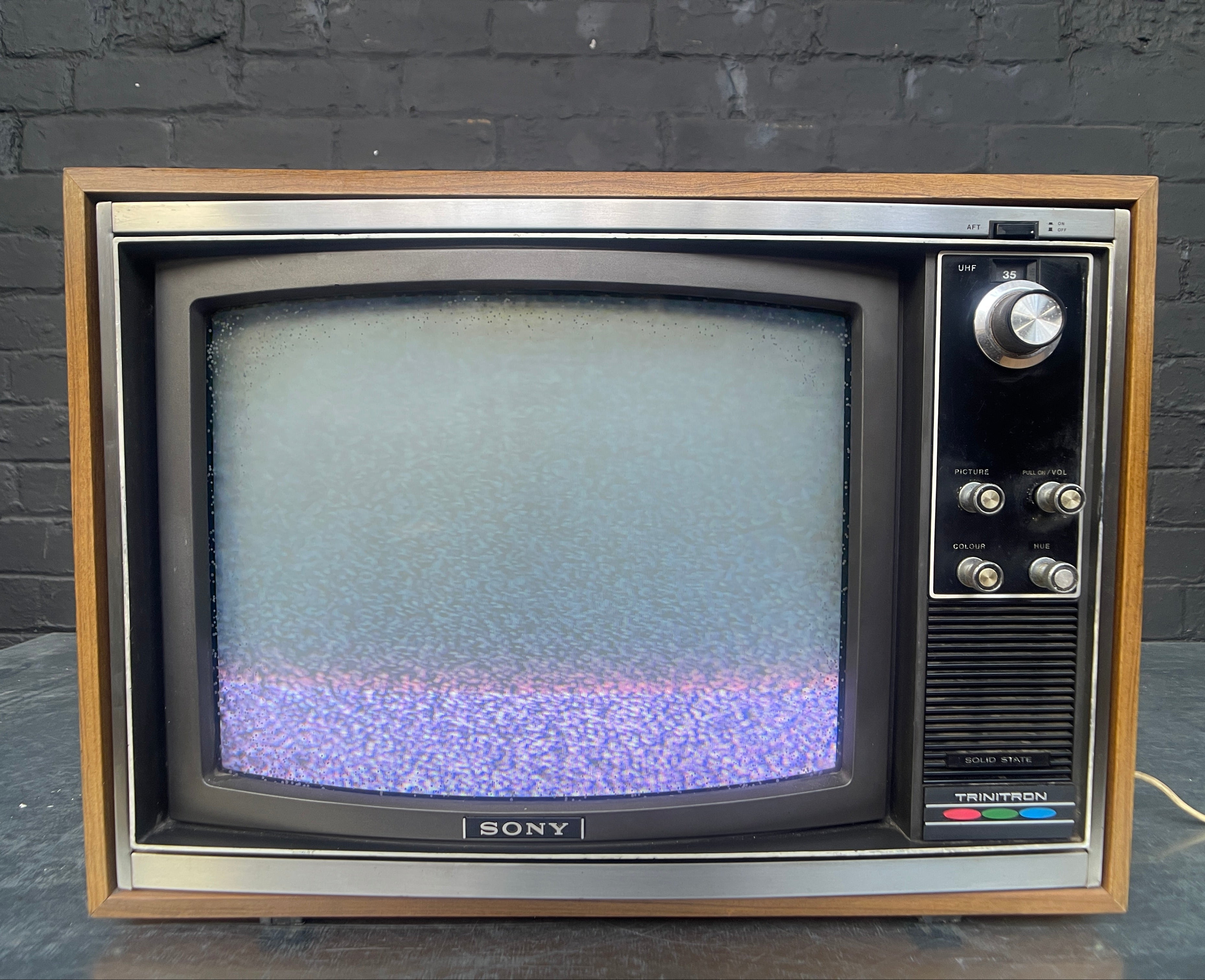 Industrial powerhouse props prop rental hire vintage tv movie film set dec Sony Trinitron television 1970