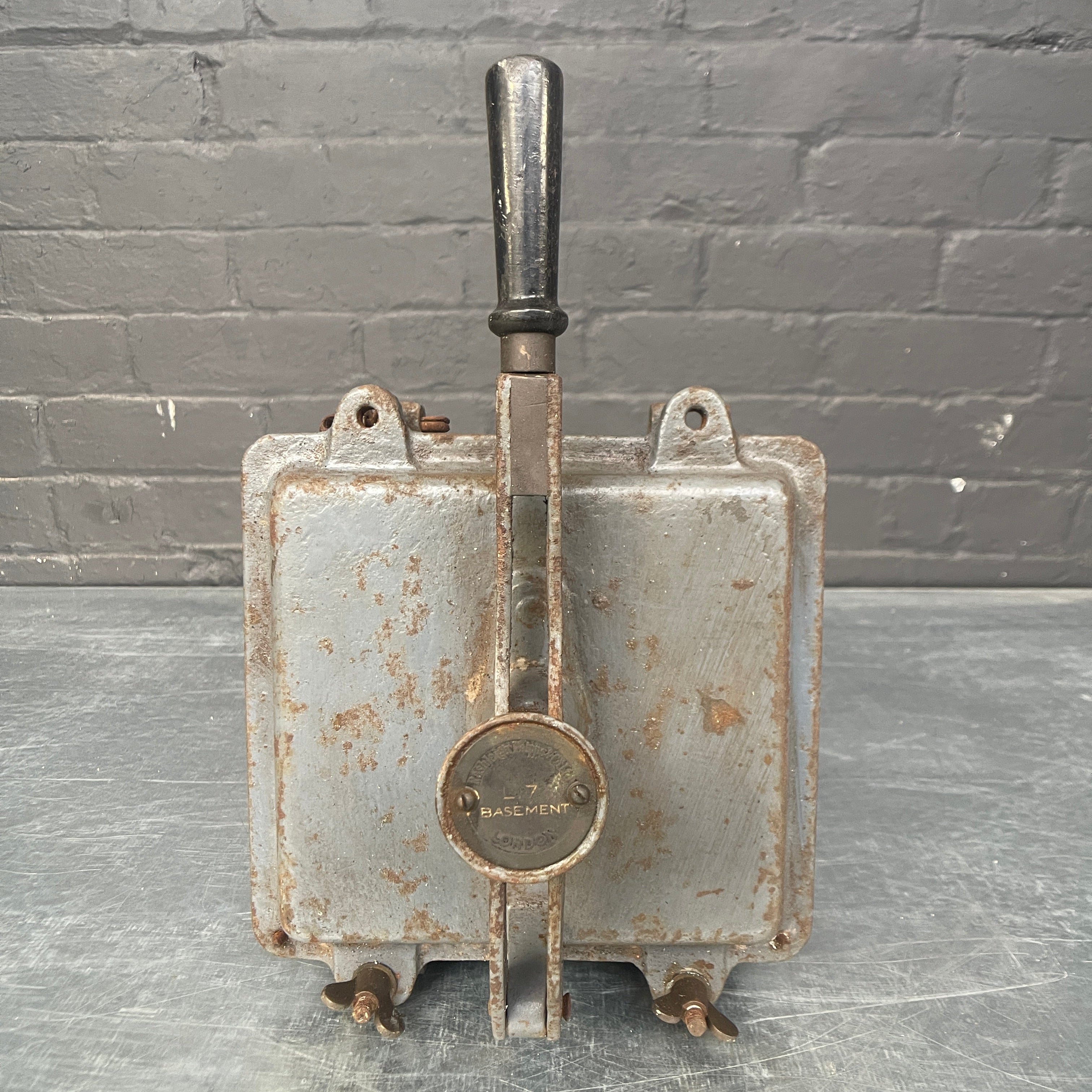 Industrial powerhouse props prop rental hire vintage tv movie film set dec electrical switchgear isolator handle