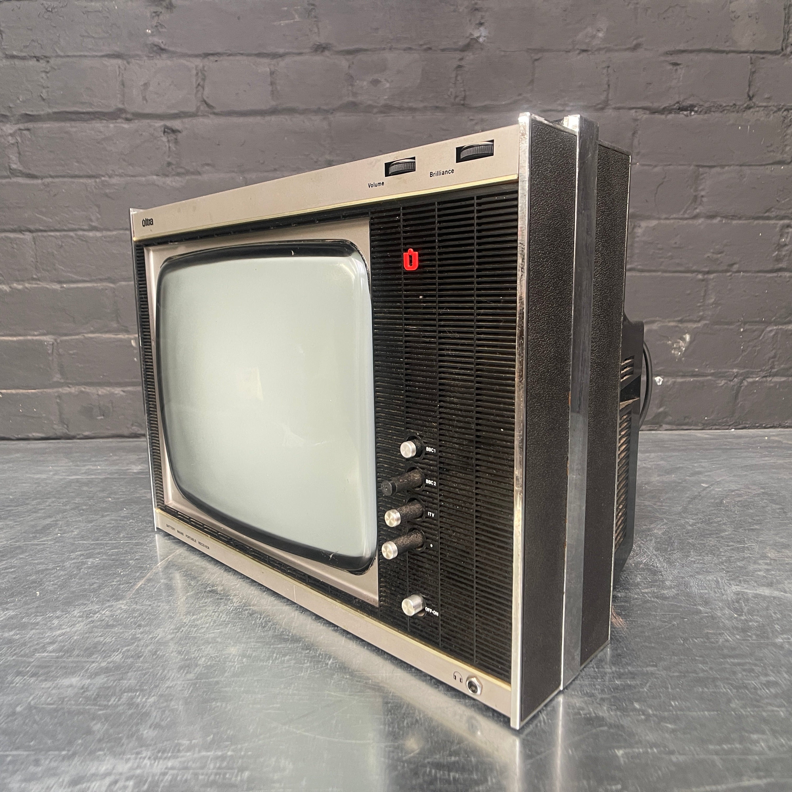 Industrial powerhouse props prop rental hire vintage tv movie film set dec portable Ultra television 1970 1970's