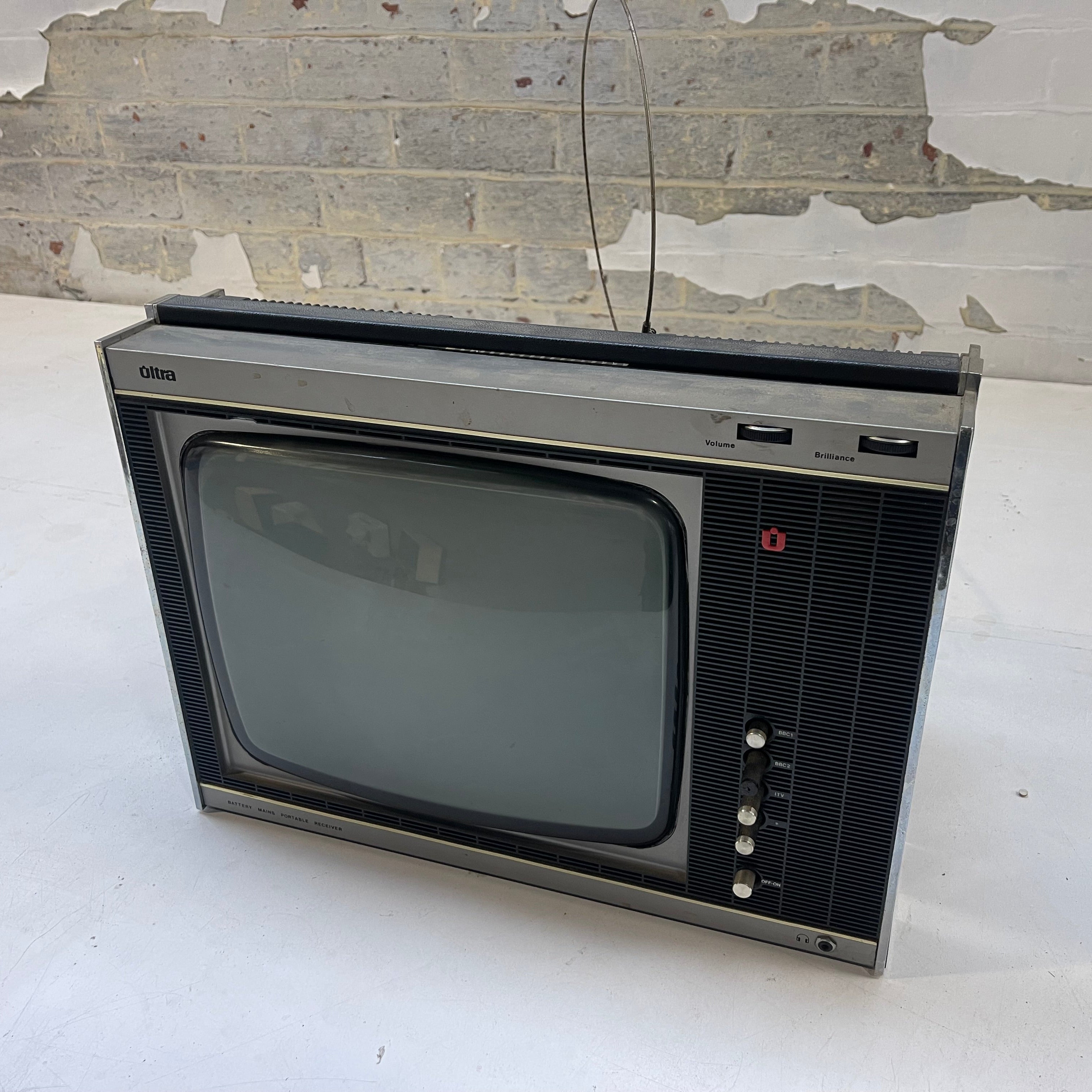 Industrial powerhouse props prop rental hire vintage tv movie film set dec portable tv television Ultra