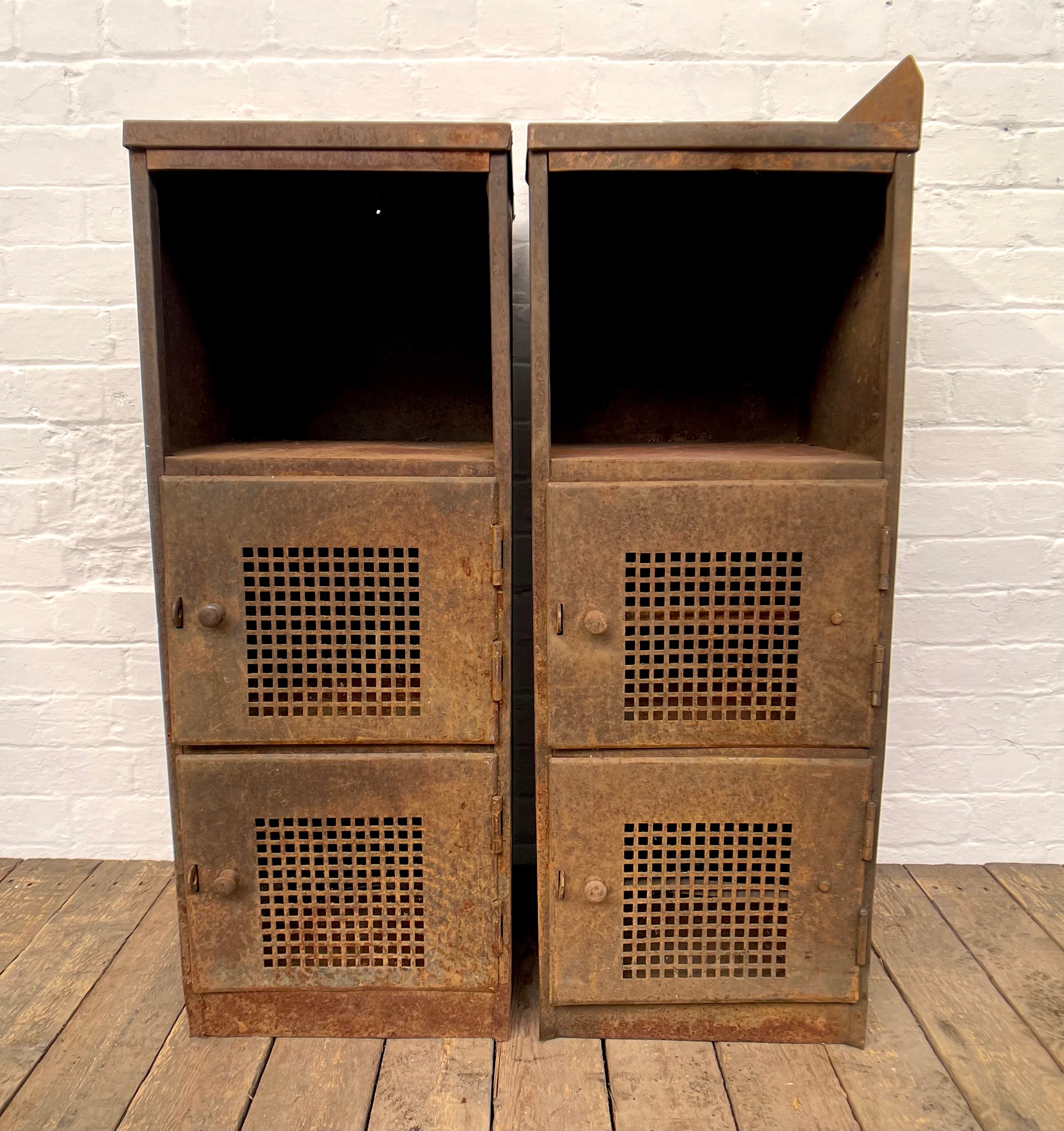 Powerhouse props industrial rusty cabinets cupboards hire rental movie