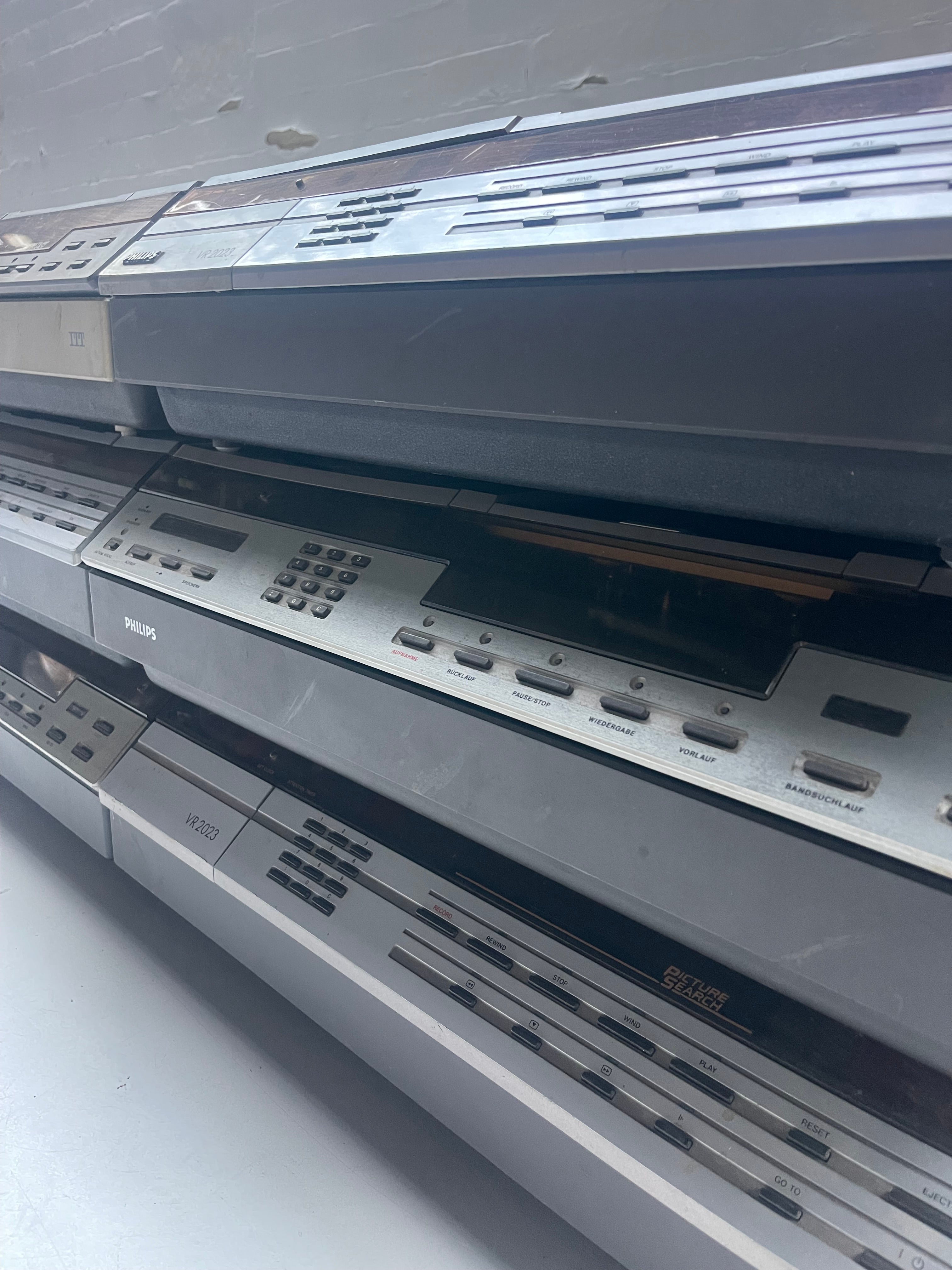 Powerhouse props vintage industrial VHS electrical recorder tape rental movie hire tv