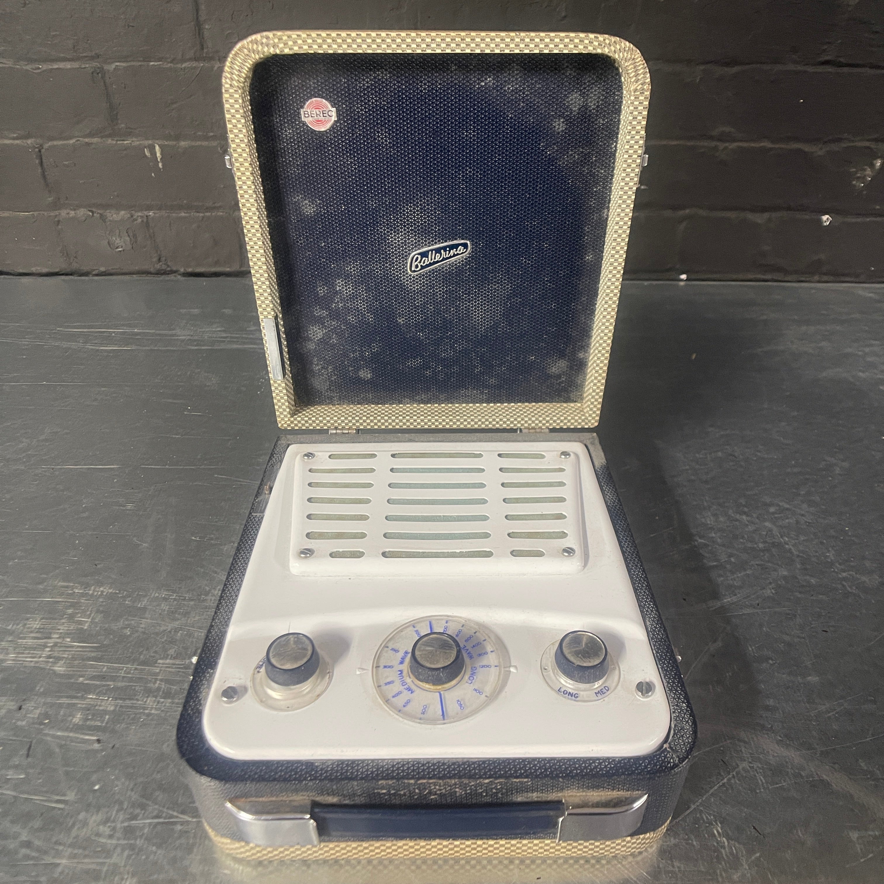 Industrial powerhouse props prop rental hire vintage tv movie film set dec Ballerina radio player