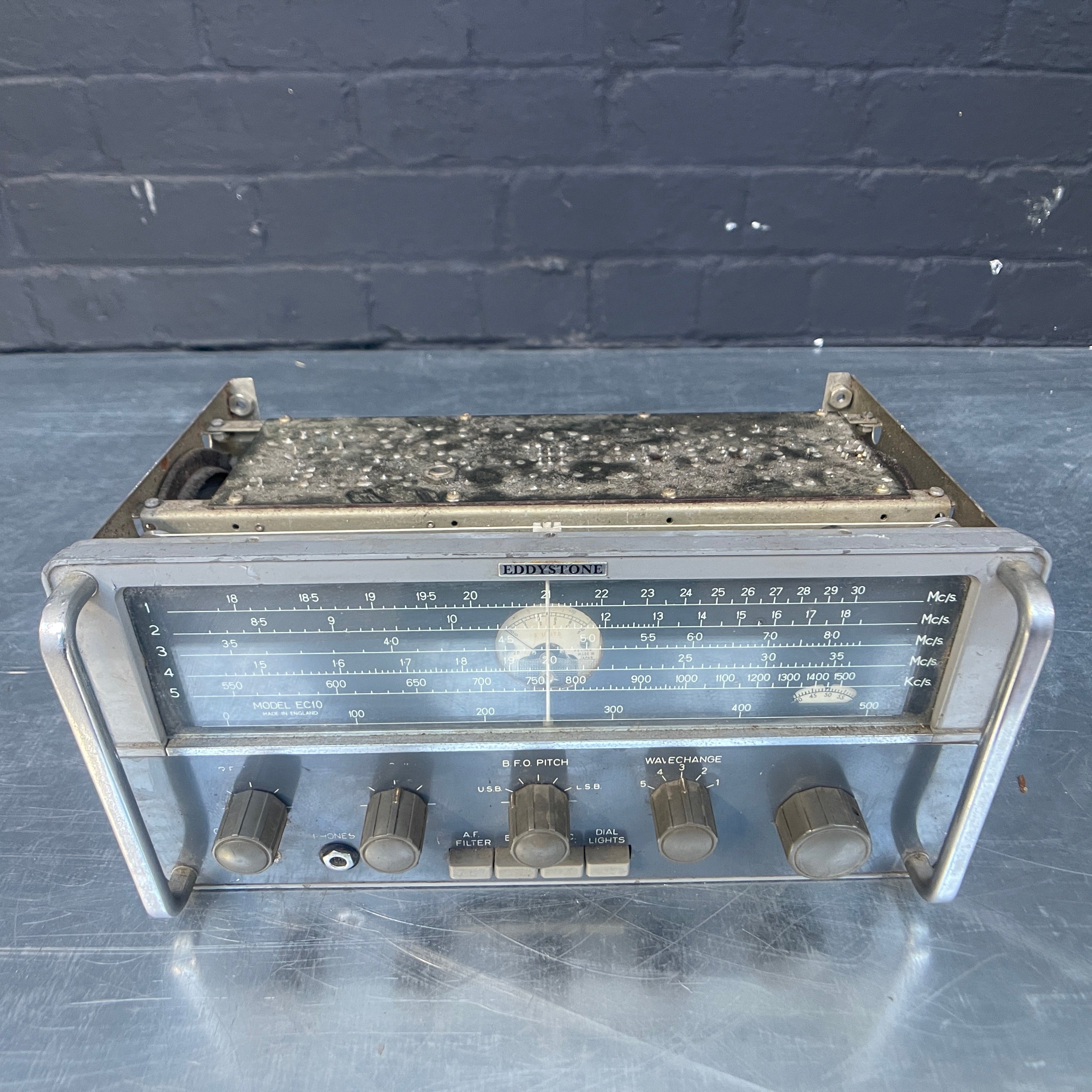 Industrial powerhouse props prop rental hire vintage tv movie film set dec Eddystone comms receiver 1960