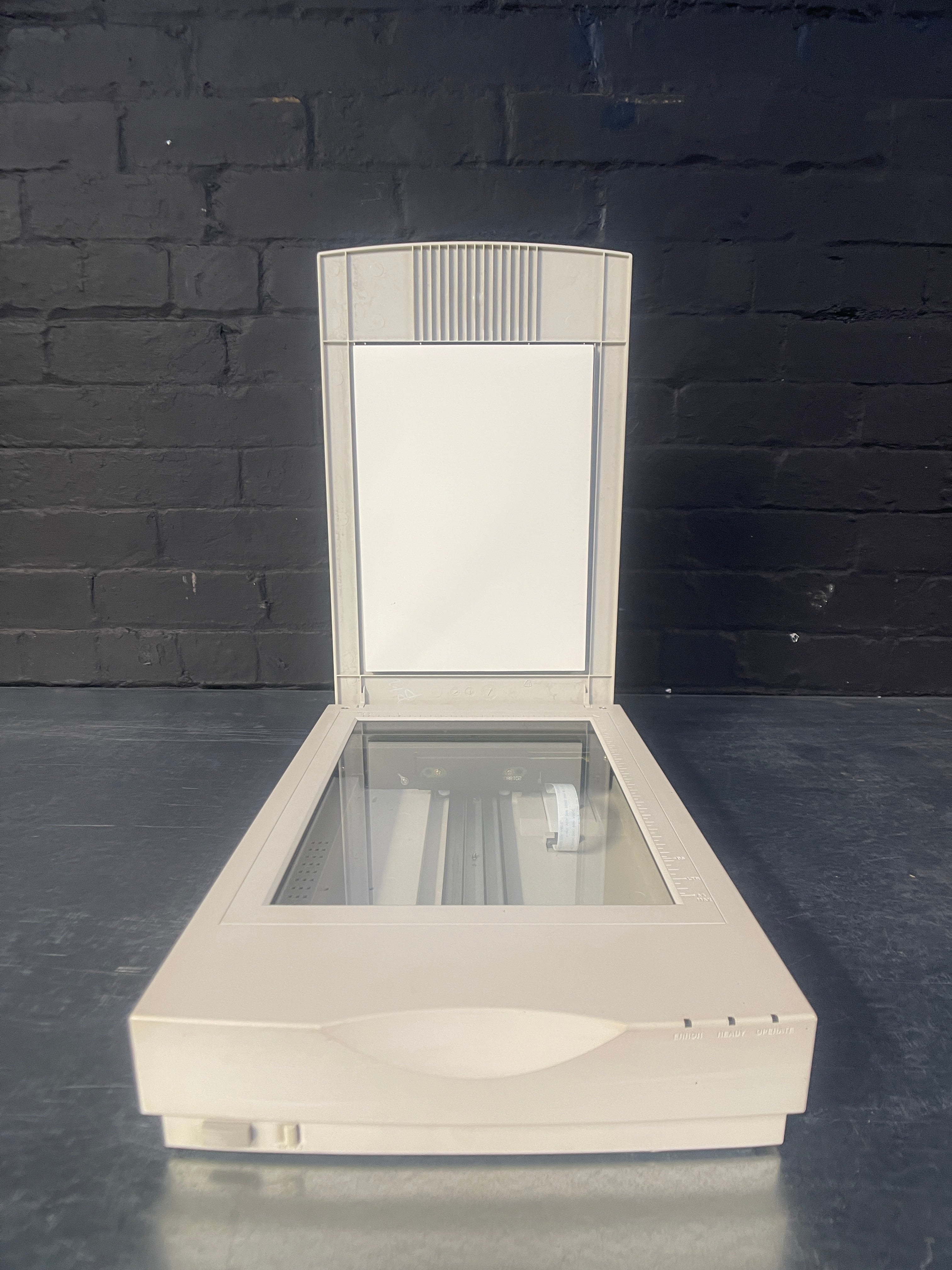 Industrial powerhouse props prop rental hire vintage tv movie film set dec Epson scanner computing 1