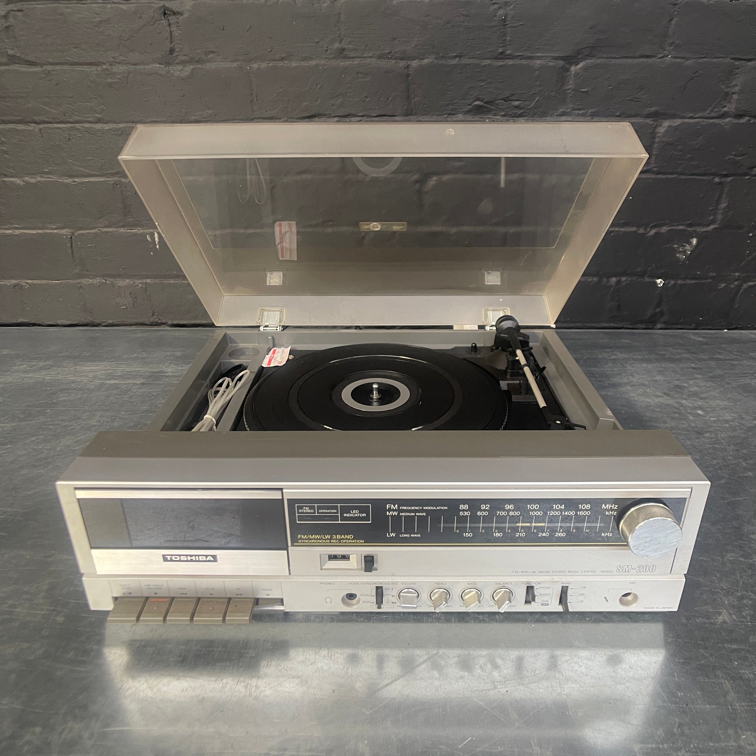 Industrial powerhouse props prop rental hire vintage tv movie film set dec Music record player