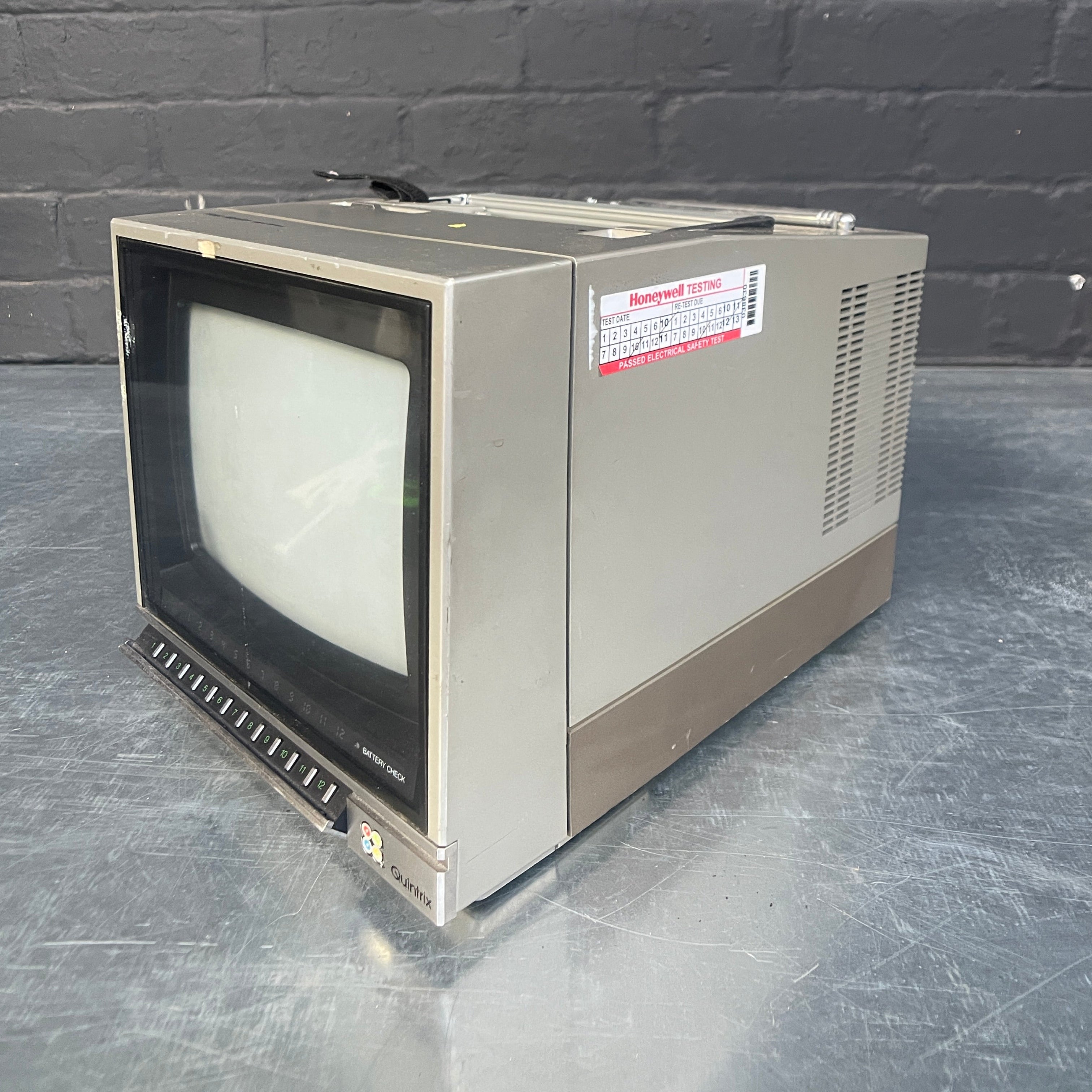 Industrial powerhouse props prop rental hire vintage tv movie film set dec Panasonic colour television 1970 1970's