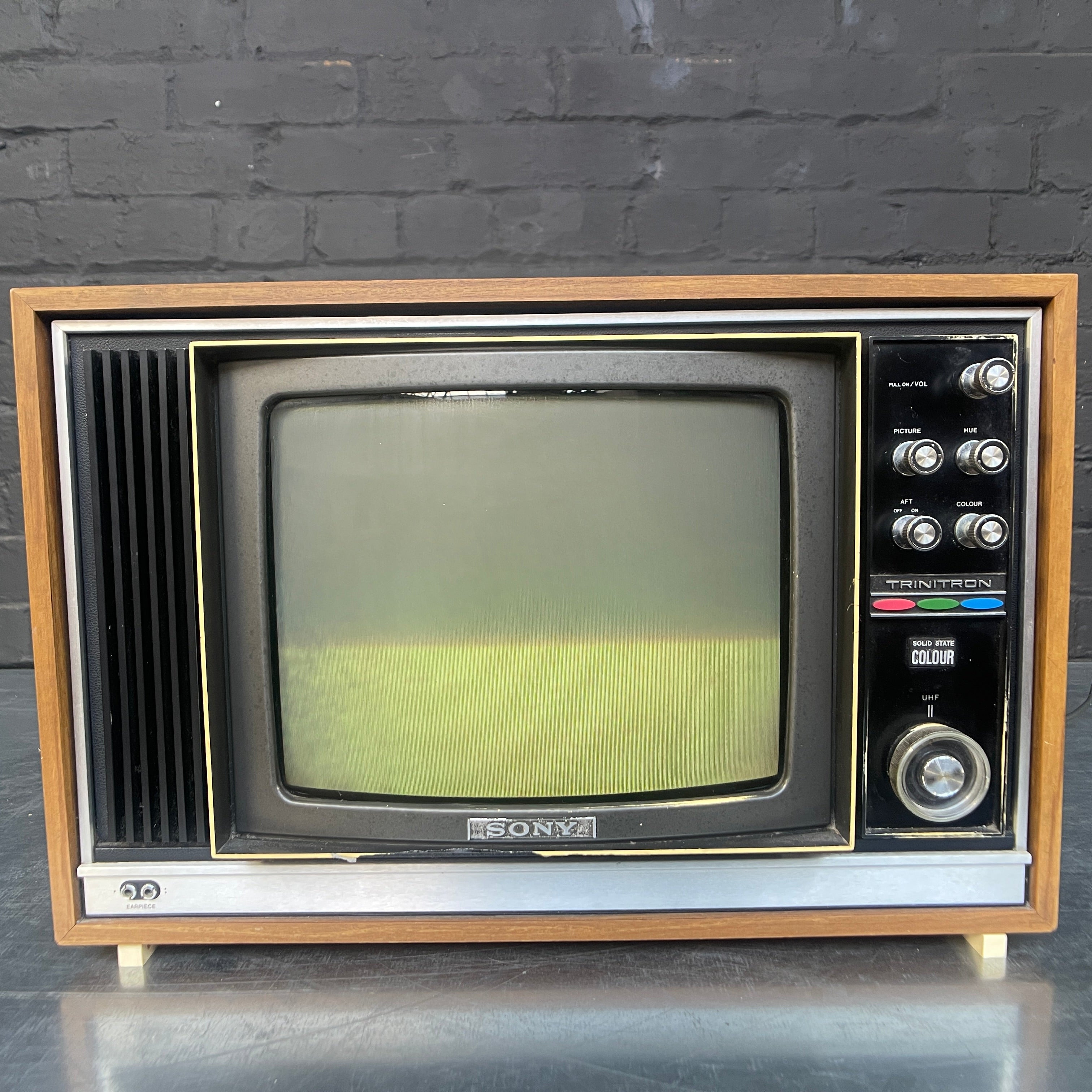 Industrial powerhouse props prop rental hire vintage tv movie film set dec Sony Trinitron television 1970 1970's 1