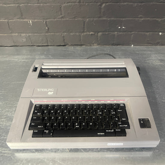 Sterling electronic typewriter Qty 1