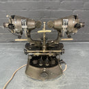 Industrial powerhouse props prop rental hire vintage tv movie film set dec Synoptiscope squint tester optical optician