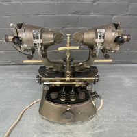 Industrial powerhouse props prop rental hire vintage tv movie film set dec Synoptiscope squint tester optical optician