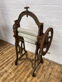 Industrial, powerhouse, props, prop, rental, hire, vintage, tv, movie, film, set dec, cast iron table legs mangle