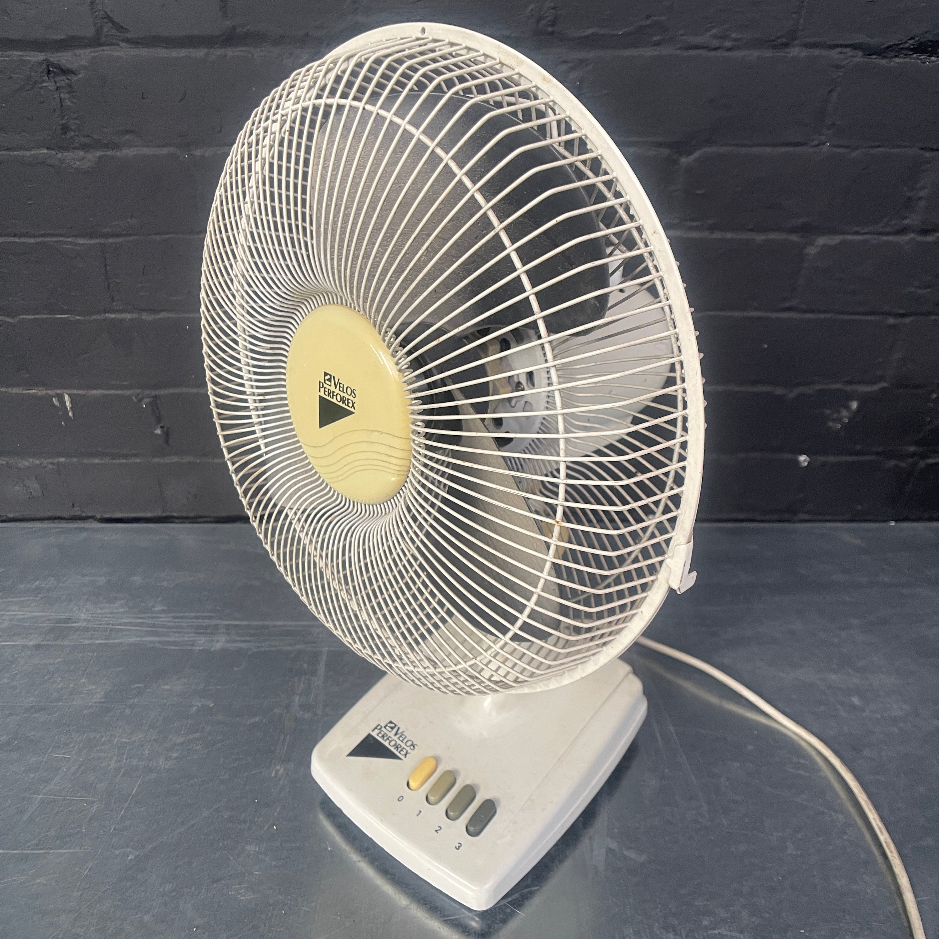 Industrial powerhouse props prop rental hire vintage tv movie film set dec desk fan