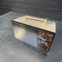 Industrial powerhouse props prop rental hire vintage tv movie film set dec hitachi television portable 1