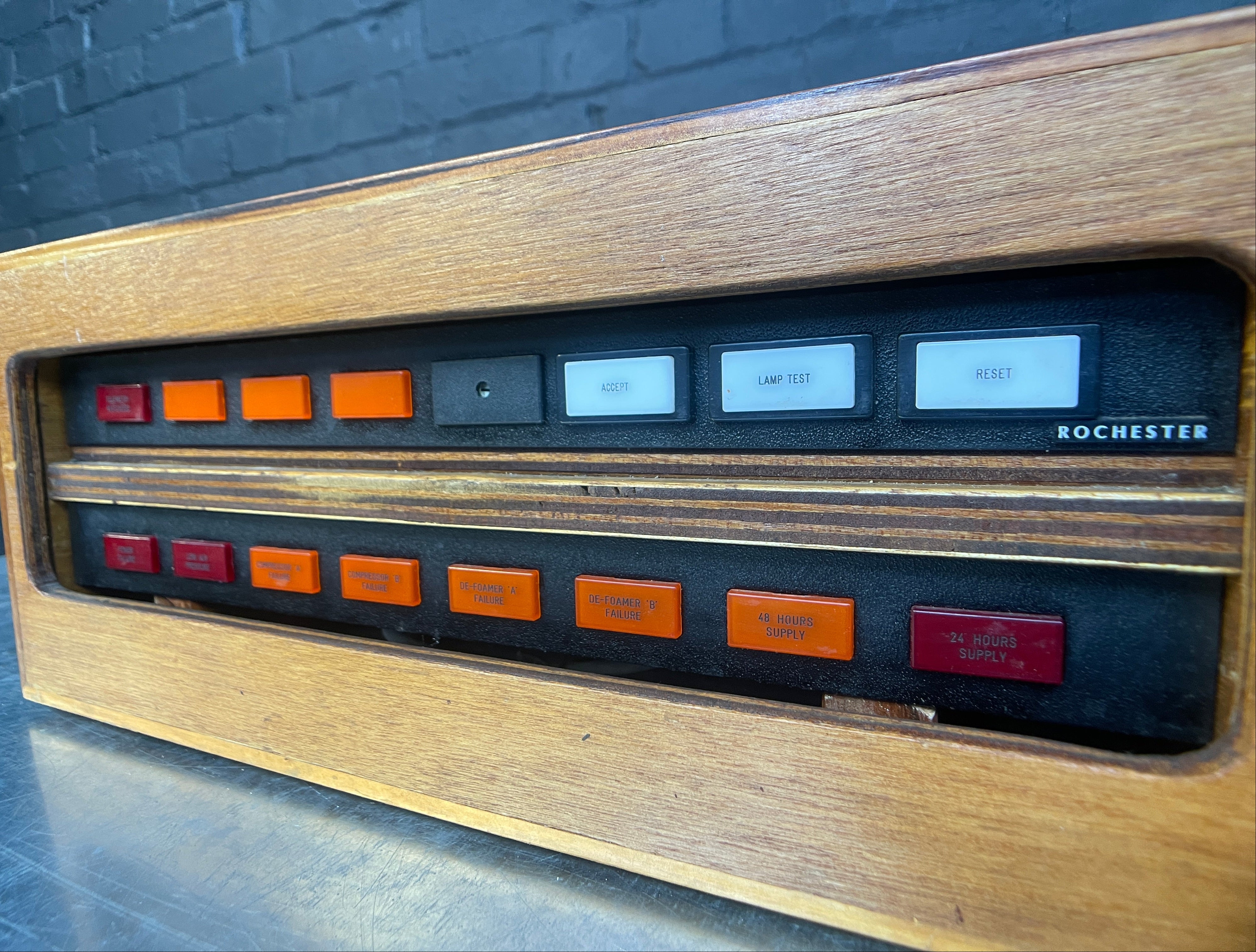 Industrial powerhouse props prop rental hire vintage tv movie film set dec security monitoring system CCTV switchgear