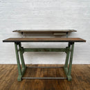 Industrial powerhouse props prop rental hire vintage tv movie film set dec workbench shelf steel