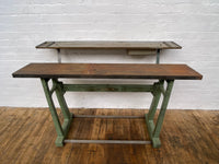 Industrial powerhouse props prop rental hire vintage tv movie film set dec workbench shelf steel 1