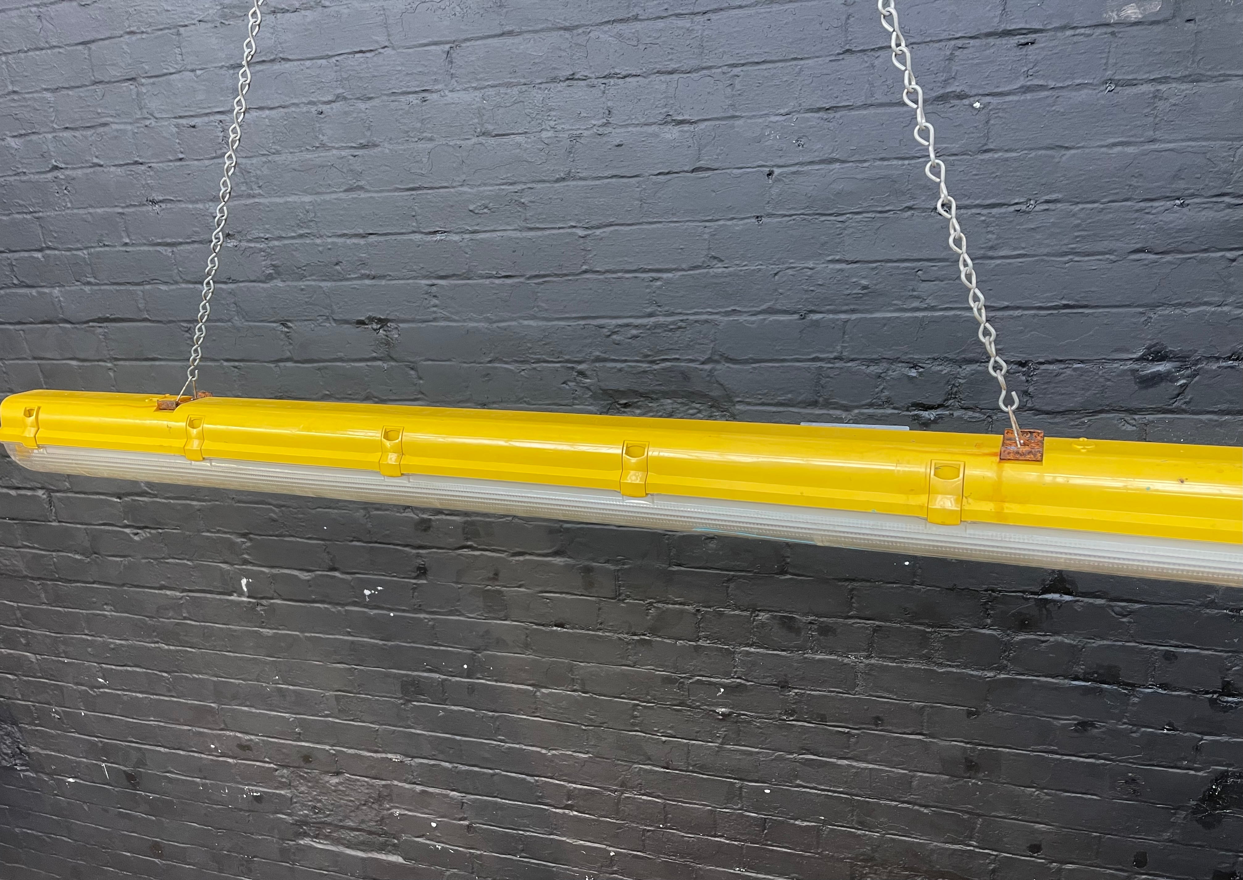 Industrial powerhouse props prop rental hire vintage tv movie film set dec yellow strip light lighting lights 2