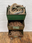 Powerhouse Props industrial green tote bins tins tubs crates rental hire 2