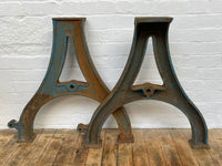 Powerhouse props industrial cast iron table legs rental hire