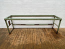 Powerhouse props industrial green table legs workbench rental hire
