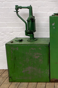 Powerhouse props industrial oil can pump green