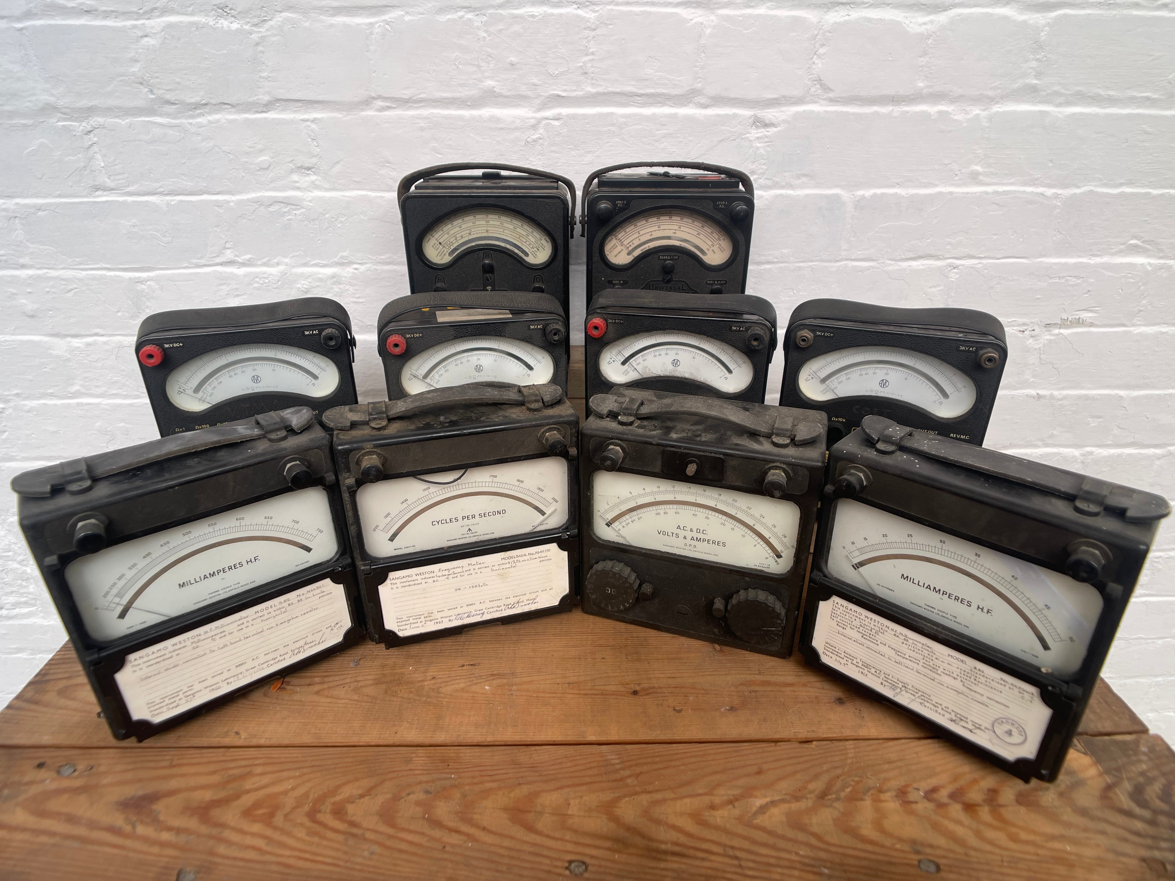 Powerhouse props industrial test electrical volt amps equipment gear rental hire movie