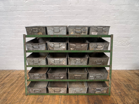 Steel tote shelving Qty 1