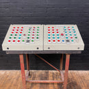 Powerhouse props vintage industrial switchgear button electrical console control panel rental hire movie