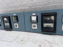Powerhouse props vintage industrial switchgear electrical panel voltage power station electric supply unit hire rental film movie