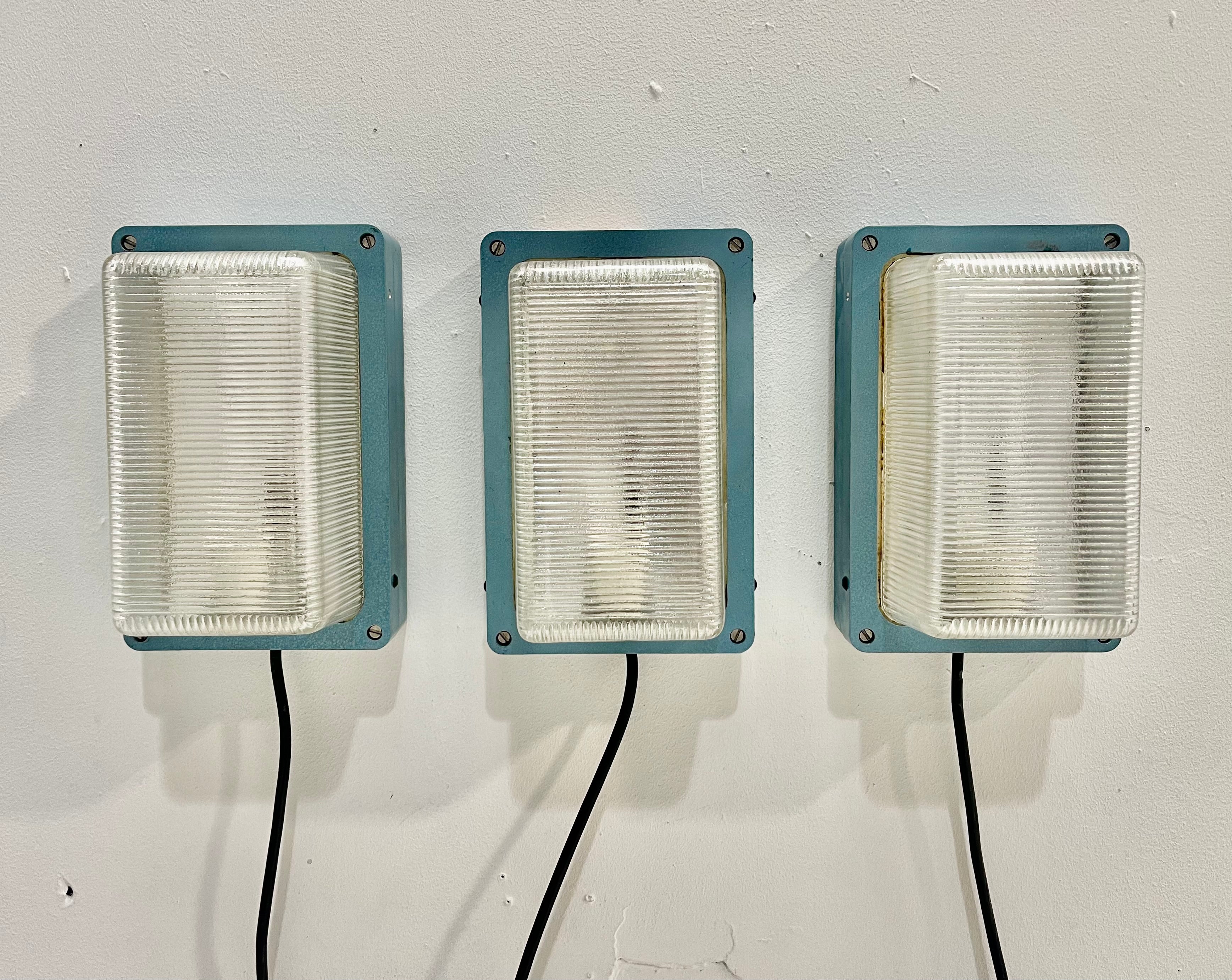 Powerhouse props vintage light lights bulkhead glass lighting rental hire film movie